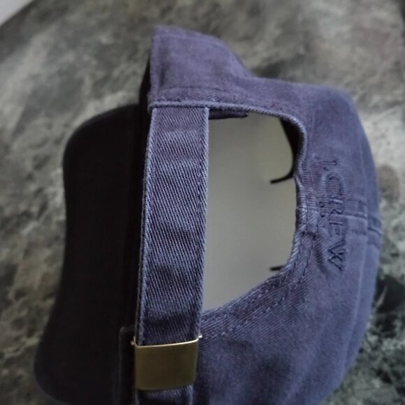 J Crew Men's Golf Graphic Embroired‎ Hat Navy Adjustable Strap - Picture 3 of 4